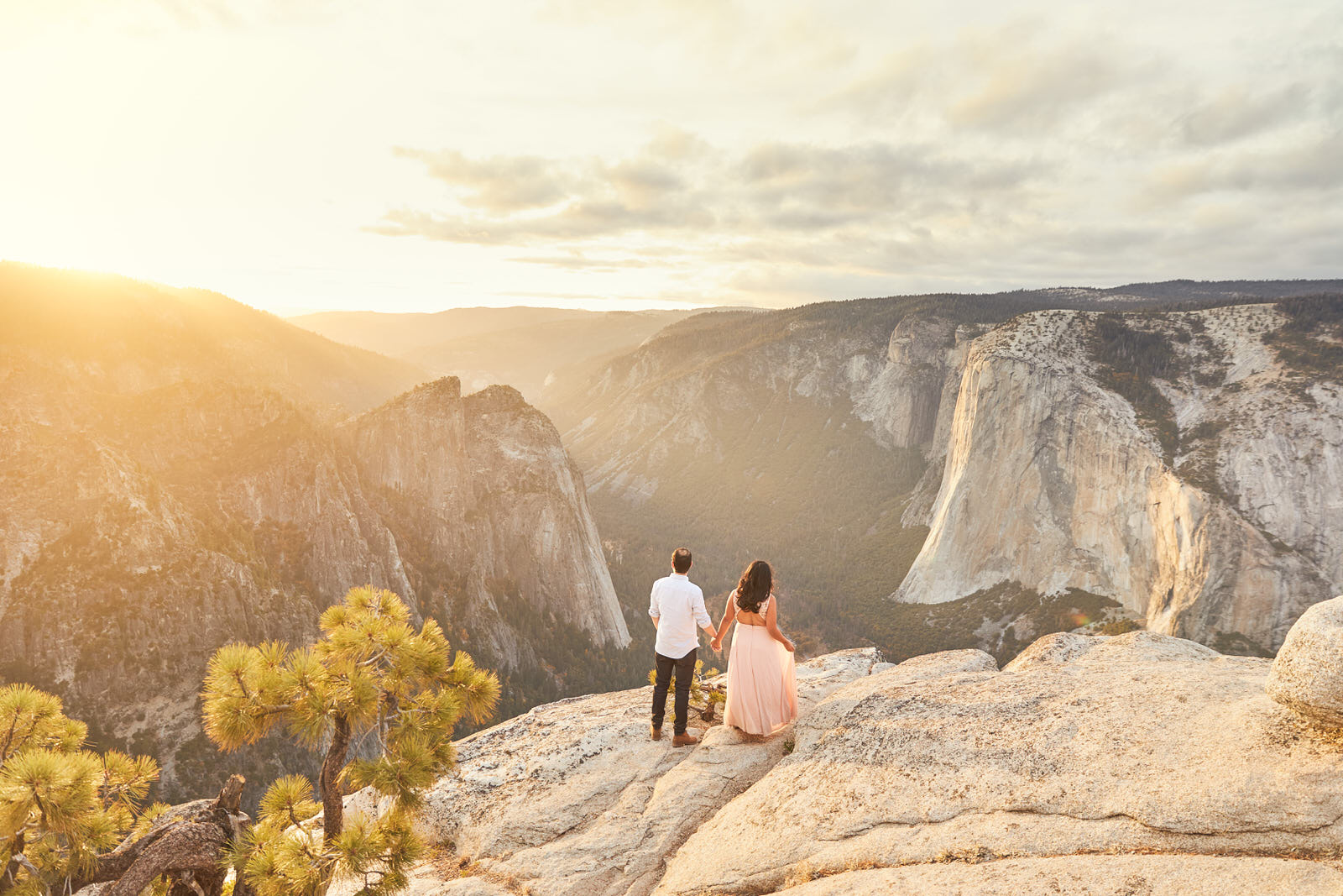 Yosemite Engagement Session - Taft Point Does It Again