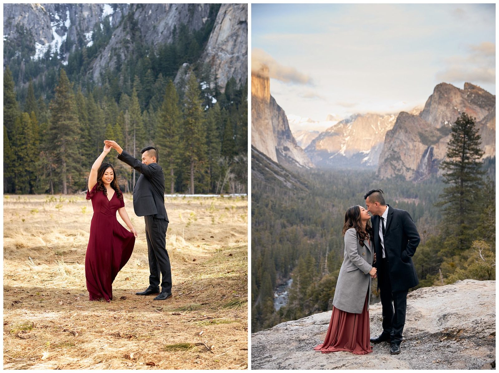 What to Wear for your Yosemite Engagement Session Stephan & Adriana