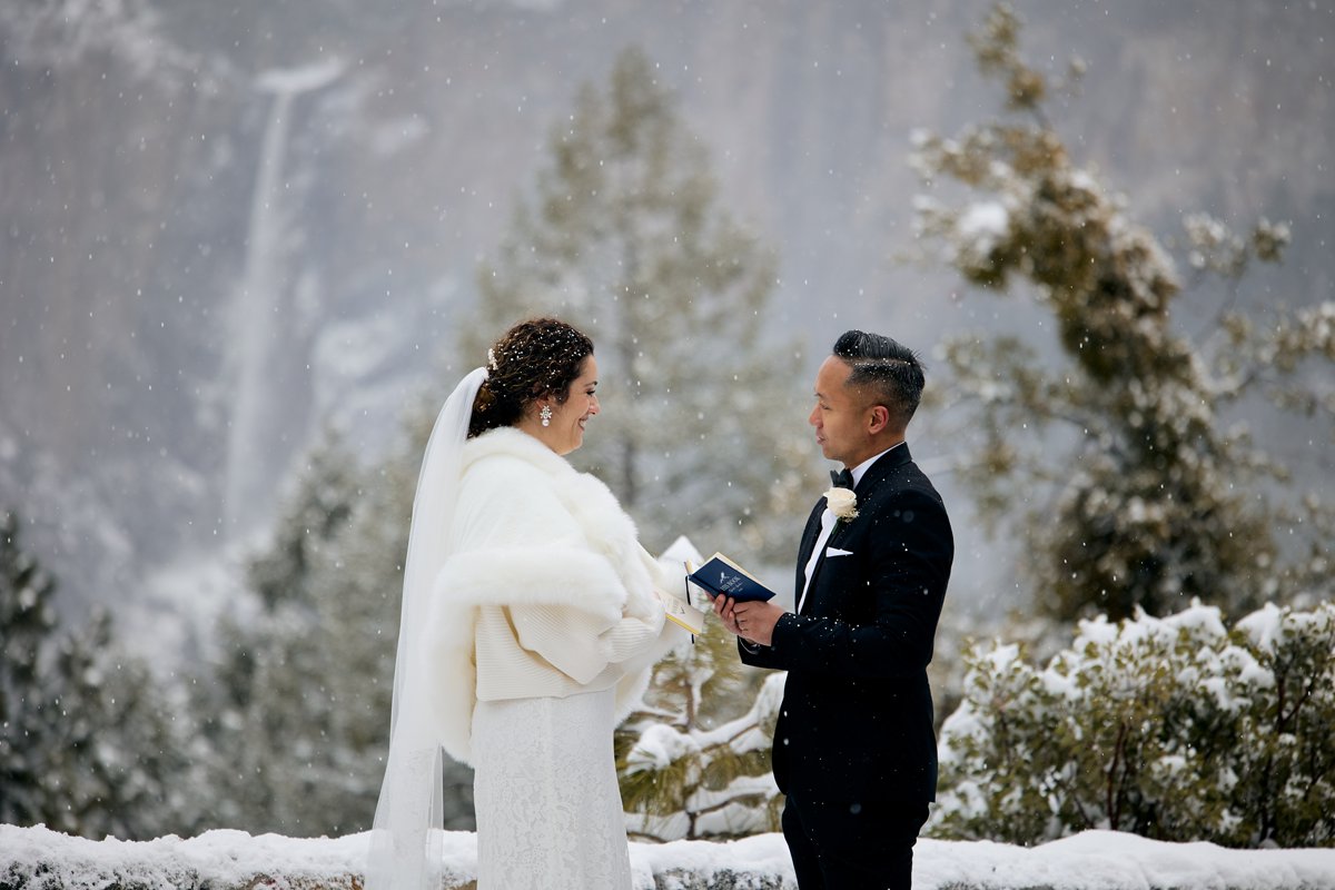Winter Wedding in Yosemite