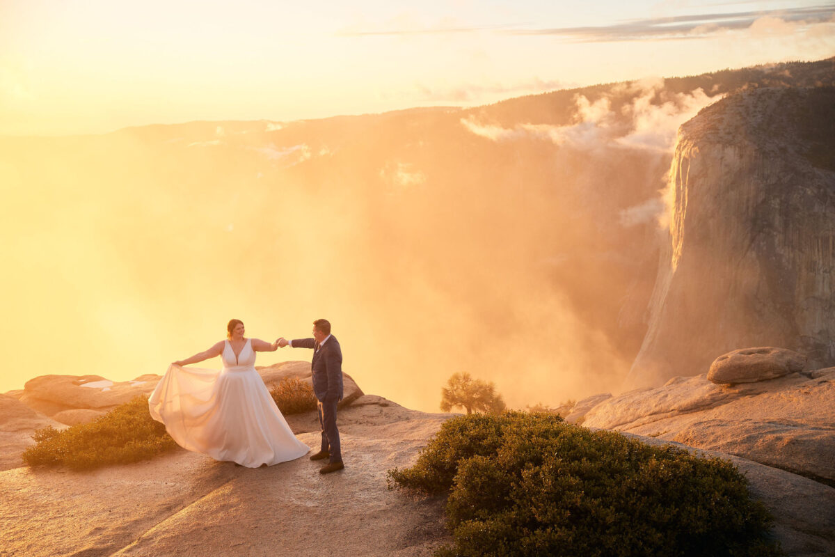 Sunset Elopement in Yosemite