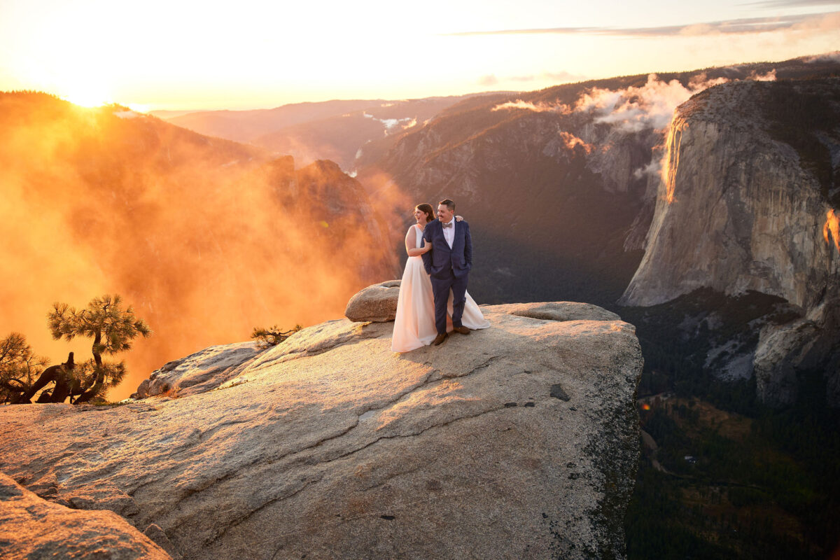 Sunset Elopement in Yosemite