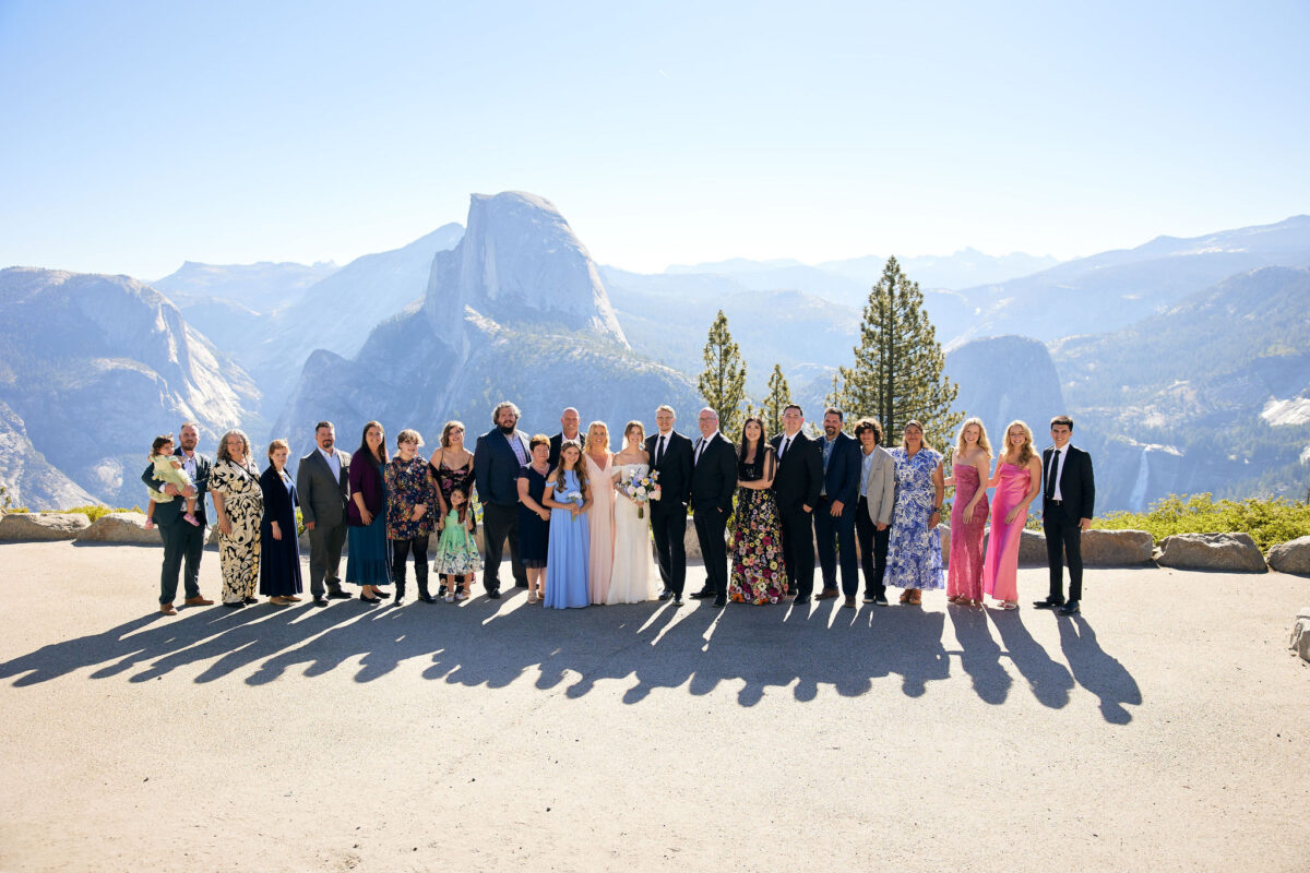 Glacier Point wedding