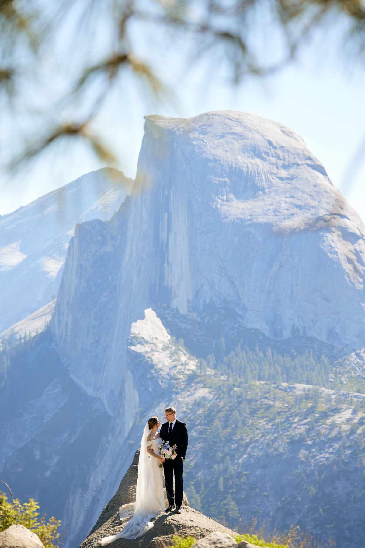 Glacier Point wedding